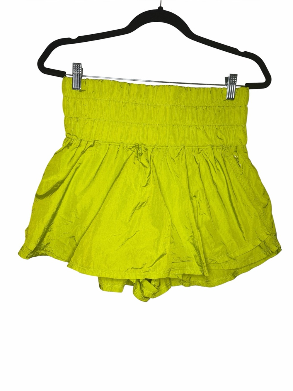 Free People The Way Home‎ Skort in Bright Yellow Green - Picture 4 of 7